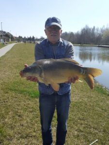 Maj 2021: kol. Wiesiek, Karp 66cm , 5,6 kg