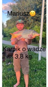 15.07.2024: Kol Mariusz: Karp 3,8 kg