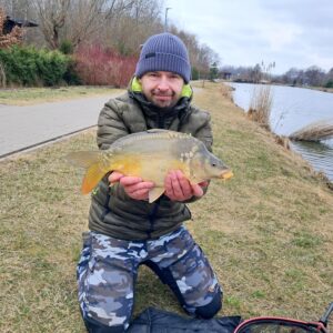 Marzec 2026: Kol. Szymon : Karp "Zatorski" 44 cm i 1,7kg